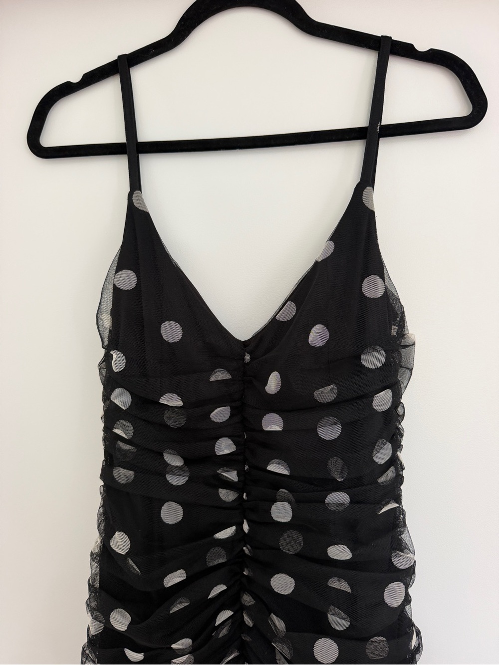 Cache Polka Dot Black Gown Vintage - Picture 3 of 7